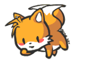 Fox Fly Sticker - Fox Fly Tails Stickers