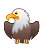 Eagle Bald Eagle Sticker - Eagle Bald Eagle Looking Around Stickers