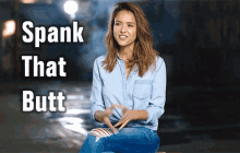 Jessica Alba Spanking GIF - Jessica Alba Spanking Booty GIFs