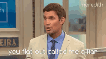 Jeff Lewis Doesn'T Hold Anything Back On The Meredith Vieira Show! GIF - The Meredith Vieira Show Jeff Lewis You Called Me A Liar GIFs