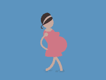 Pregnant Walking GIF - Pregnant Walking Exercise GIFs