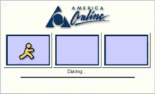 aol internet dialing connecting