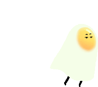 Egg Egg Ghost Sticker - Egg Egg Ghost Ghost Egg Stickers
