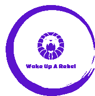 Wake Up A Rebel Lion Sticker - Wake Up A Rebel Lion Logo Stickers