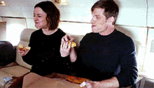 Greys Anatomy Amelink GIF - Greys Anatomy Amelink Eating Donuts GIFs