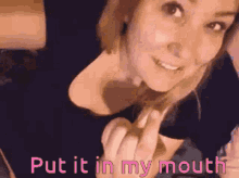 Feed Me Put It In My Mouth GIF - Feed Me Put It In My Mouth Nikky GIFs
