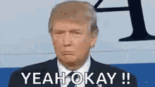 Donald Trump Yeah Okay GIF - Donald Trump Trump Yeah Okay GIFs