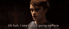 star wars anakin skywalker uh huh i see whats going on here i know what youre up to star wars anakin skywalker uh huh i see whats going on here i know what youre up to