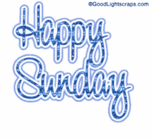 Blue Happy Sunday Blue Sparkle Happy Sunday GIF - Blue Happy Sunday Blue Sparkle Happy Sunday GIFs