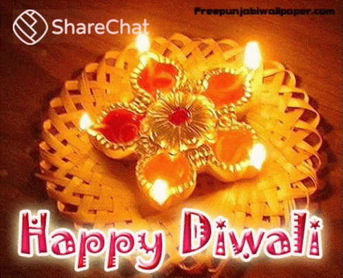 Happy Diwali Candle GIF - Happy Diwali Candle Sharechat GIFs
