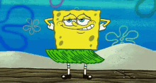 spongebob dancing sway hawaiian