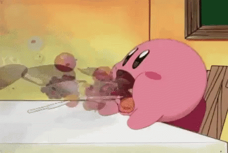 Kirby Food GIF - Kirby Food Vacuum - Discover & Share GIFs