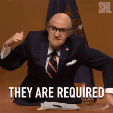 They Are Required Rudy Giuliani GIF - They Are Required Rudy Giuliani Kate Mckinnon GIFs