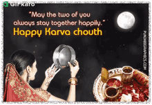 happy karva chouth gifkaro may the two of you always stay together festival karva chauth happy karva chouth gifkaro may the two of you always stay together festival karva chauth