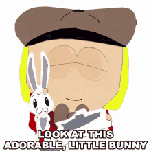 look at this adorable little bunny pip south park s4e5 look at this sweet bunny