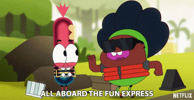 All Aboard The Fun Express Lets Have Fun GIF - All Aboard The Fun Express Lets Have Fun Fun Time GIFs