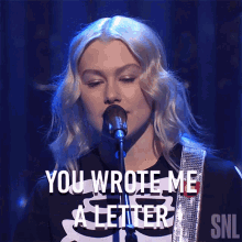 you wrote me a letter phoebe bridgers kyoto song saturday night live you gave me a letter