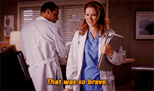 Greys Anatomy April Kepner GIF - Greys Anatomy April Kepner That Was So Brave GIFs