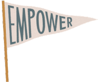 Empower Uplift Sticker - Empower Uplift Flag Stickers