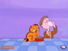 Garfield Odie GIF - Garfield Odie Fight GIFs
