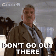 Dont Go Out There Ray Cameron GIF - Dont Go Out There Ray Cameron Night Of The Creeps GIFs