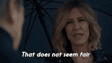 That Does Not Seem Fair Sheryl GIF - That Does Not Seem Fair Sheryl Evil GIFs