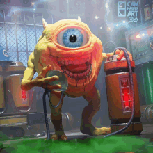 Monsters Inc Mike Wazowski GIF - Monsters Inc Mike Wazowski Scary GIFs