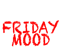 Friday Mood Sticker - Friday Mood Stickers