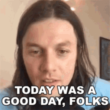 Today Was A Good Day Folks James Bay GIF - Today Was A Good Day Folks James Bay Today Was A Lovely Day GIFs