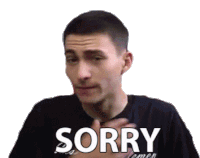 Sorry Apology Sticker - Sorry Apology I Apologize Stickers