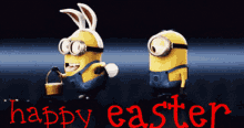 Minions Happy Easter GIF - Minions Happy Easter Despicable Me GIFs