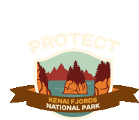 Protect More Parks Protect Kenai Fjords National Park Sticker - Protect More Parks Protect Kenai Fjords National Park Kenai Fjords Stickers