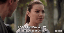 I Dont Know What It Is But It Works Chloe Decker GIF - I Dont Know What It Is But It Works Chloe Decker Lauren German GIFs