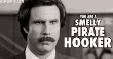 Will Ferrell Smelly GIF - Will Ferrell Smelly Pirate Hooker GIFs