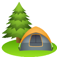 Camping Travel Sticker - Camping Travel Joypixels Stickers