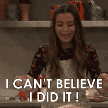 I Cant Believe I Did It GIF - I Cant Believe I Did It Carly Shay GIFs