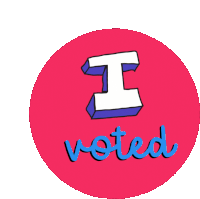 I Voted Votes Sticker - I Voted Vote Votes Stickers
