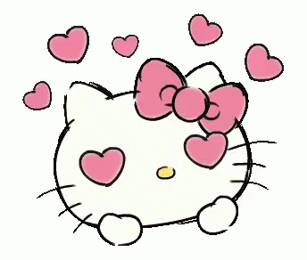 Hello Kitty Heart Gif Hello Kitty Heart In Love Discover Share Gifs