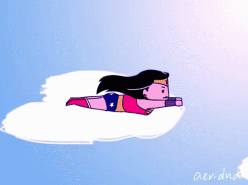Wonder Woman Flying GIF - Comic Books Comic Book Gifs Wonder Woman GIFs