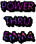 Power Thru Emma Sticker - Power Thru Emma Stickers