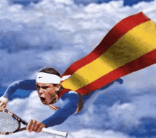 Rafael Nadal Tennis Superman GIF - Rafael Nadal Tennis Superman Spain GIFs