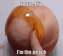 youre elio honey im the peach