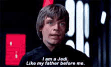 Luke Skywalker Jedi GIF - Luke Skywalker Jedi I Am GIFs