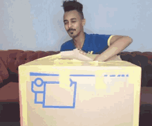 Unboxing Picking GIF - Unboxing Picking Eyes Closed GIFs