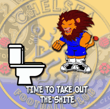 Chelsea Time To Take Out The Shite GIF - Chelsea Time To Take Out The Shite Stamford The Lion GIFs