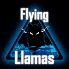 flyingllamas lights colors logo silhouette