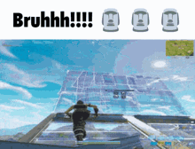moai bruh fortnite 90s meme
