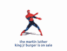 Martin Luther King Burger GIF - Martin Luther King Burger Spiderman GIFs