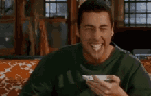 Adam Sandler Laughing GIF - Adam Sandler Laughing Cereal GIFs