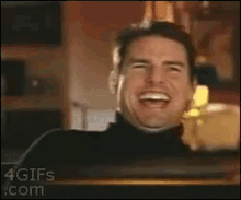 Tom Cruise GIF - Crazy Laugh Laughing GIFs